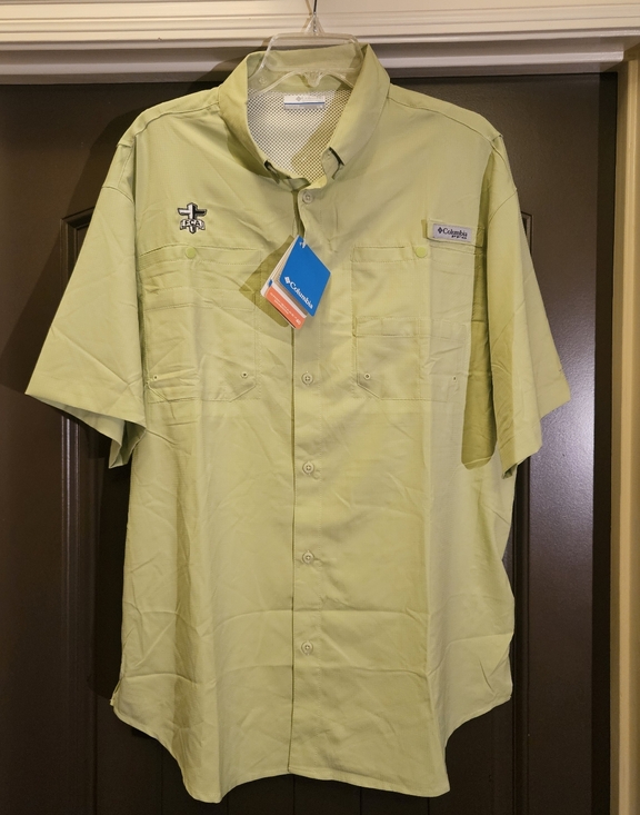 Columbia Other - NWT FCA Men's PFG Tamiami™ II Short Sleeve Shirt, Chartreuse Green - Size Large